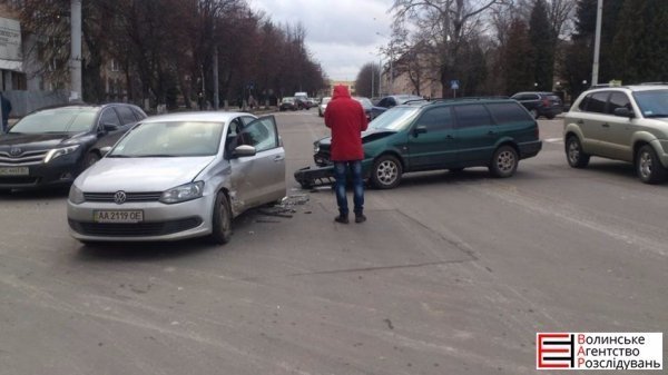 У Луцьку - ДТП на Шопена. ФОТО
