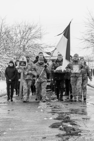 Лучани попрощалися із Захисником Сергієм Куделею