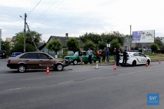Аварія у Володимирі: зіткнулися два легковики