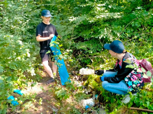 В нацпарку на Волині зібрали пів сотні мішків сміття