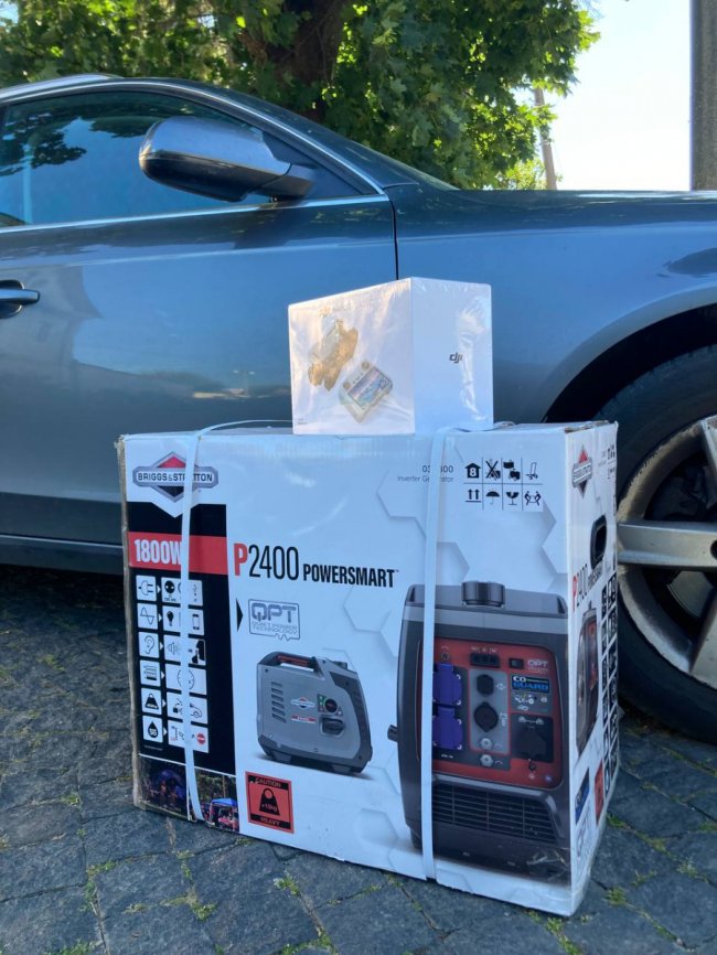 Художник зі Швеції передав воїнам луцького «Любарта» квадроцикл. ФОТО