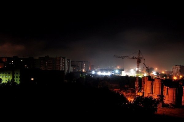 Фото нічного Луцька