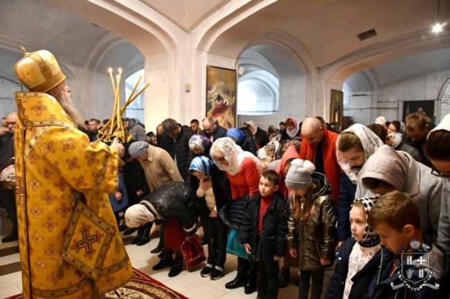 Очільник УПЦ (МП) Нафанаїл під Луцьком освятив храм. ФОТО