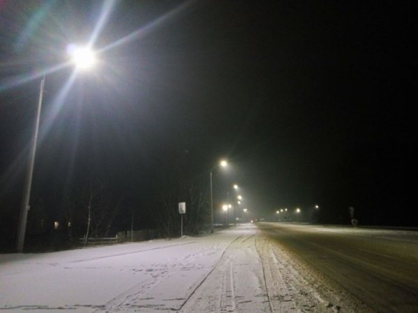 На Волині встановили ліхтарі на трасі державного значення