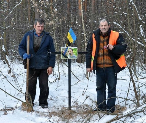 На місці смерті Вербицького встановили хрест
