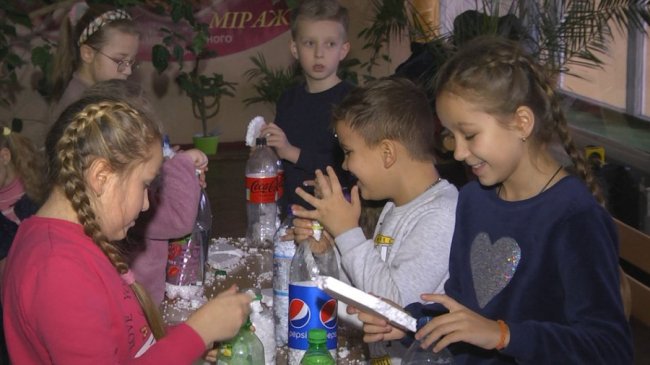 Для безпритульних тварин у Луцьку встановлюють будиночки із пластикових пляшок