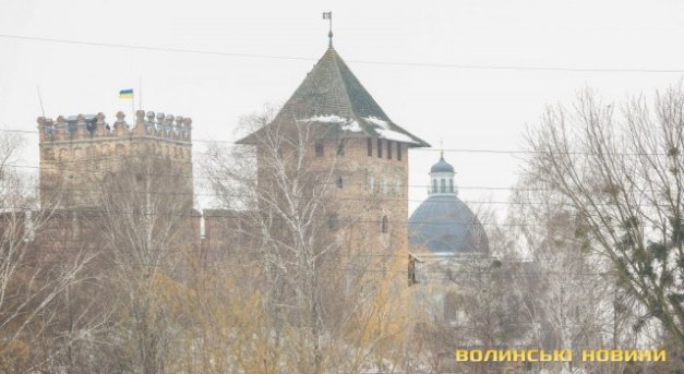 Луцьк у хуртовині. ФОТО