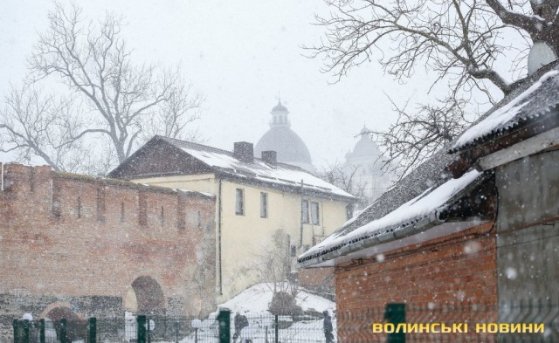 Луцьк у хуртовині. ФОТО