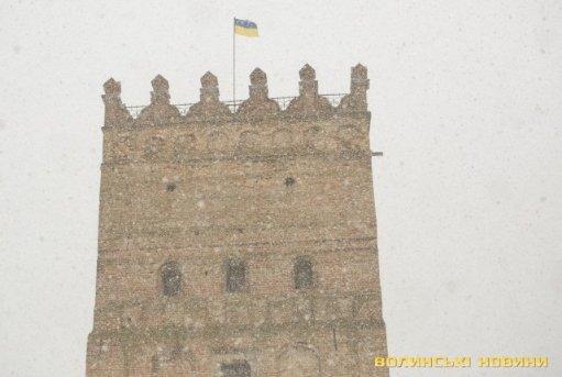 Луцьк у хуртовині. ФОТО