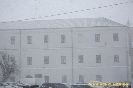 Луцьк у хуртовині. ФОТО