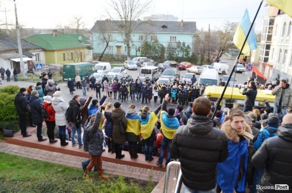 Луцька міська рада дозволила страйкувати. ФОТО