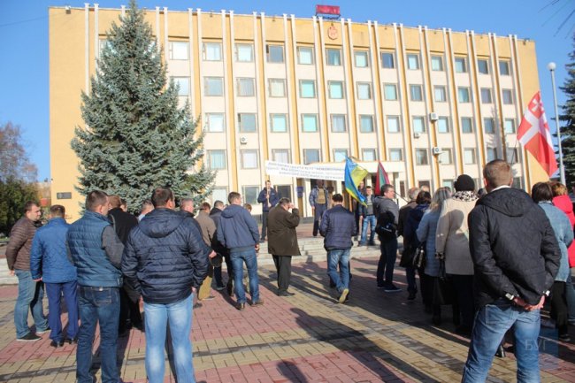 У Нововолинську страйкують шахтарі. ФОТО