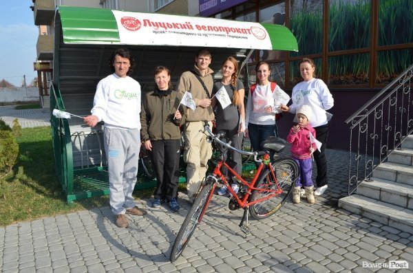 У Луцьку відкрили ще один «туристичний» велопрокат. ФОТО 
