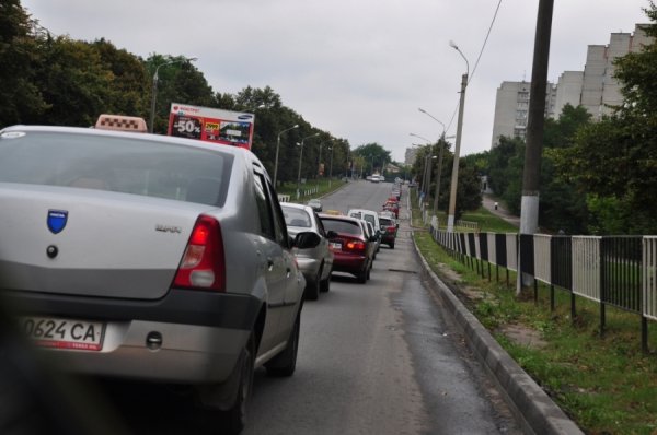Акція протесту таксистів у Львові. ФОТО. ВІДЕО