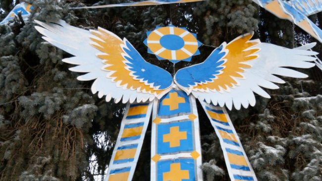 У центрі Луцька відкрили «Ялинку незламності». ФОТО. ВІДЕО