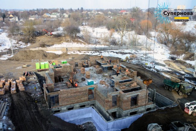 Екватор ЖК «Супернова»: зводять п'ятий із восьми запланованих будинків. ФОТО*
