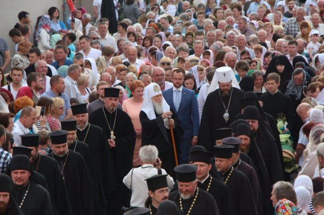 Як Луцьк зустрічав патріарха Філарета. ФОТО. ВІДЕО