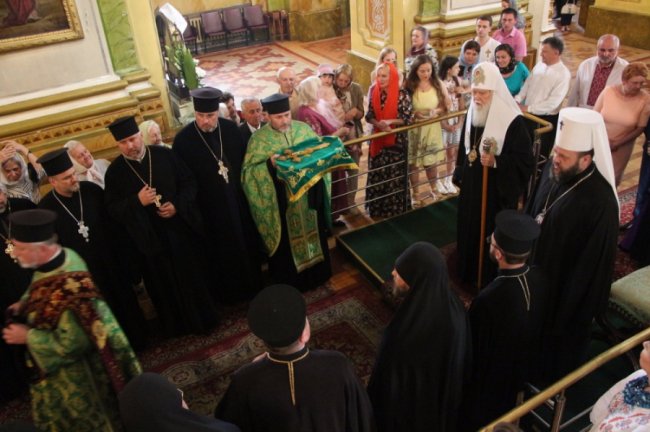 Як Луцьк зустрічав патріарха Філарета. ФОТО. ВІДЕО