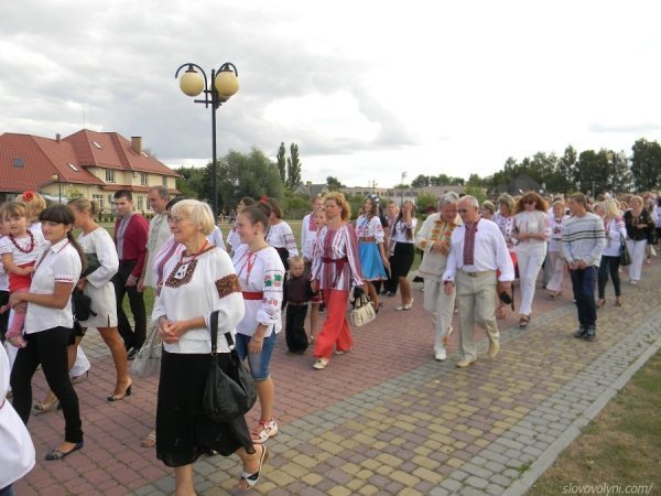 Парад вишиванок у Ковелі. ФОТО