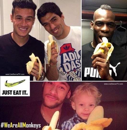 Протест у мережі: банани проти расизму. ФОТО