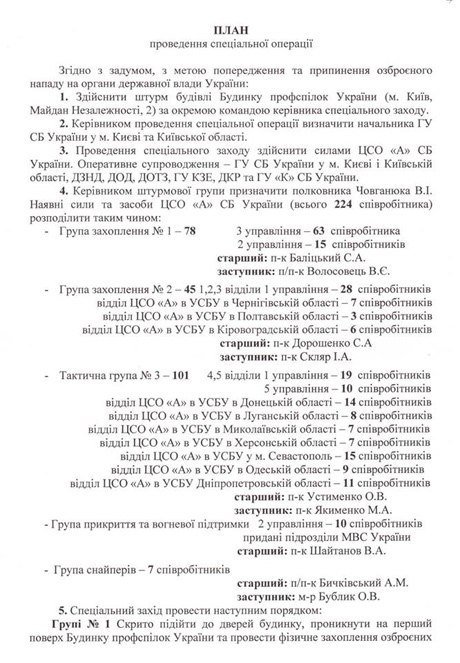 Зачистку Майдану схвалювали вищі чини. ДОКУМЕНТ