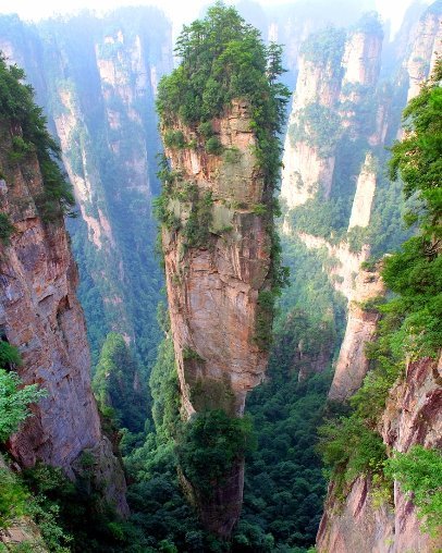 Photo Image credits: Richard Janecki. Tianzi Mountains, China