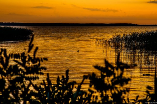 Край неба палає: захопливий захід сонця на Світязі. ФОТО