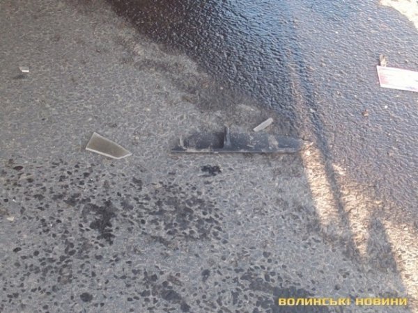 У Луцьку - аварія на мосту. ФОТО