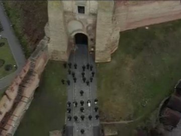 30 років ЗСУ: біля замку Любарта зіграв військовий оркестр. ВІДЕО