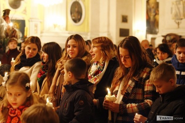 Як Луцькі католики святували Пасху. ФОТО