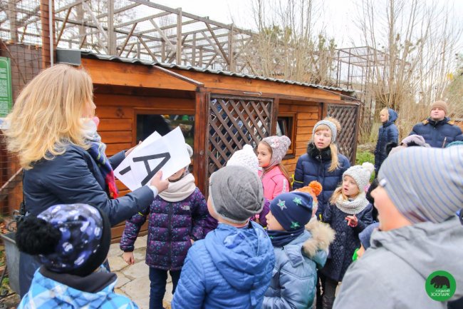 Як малеча в луцькому зоопарку ведмедика «лікувала». ФОТО