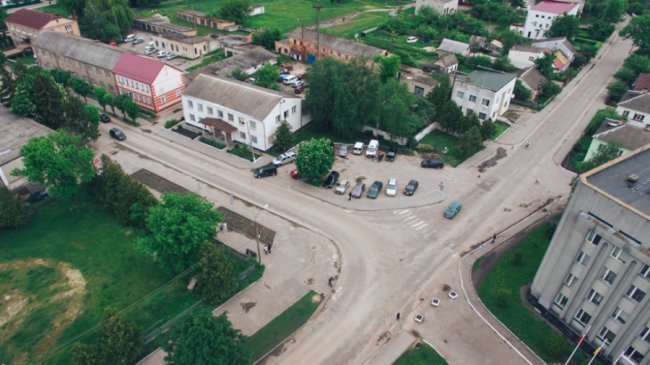 Показали фото волинського міста з висоти пташиного польоту. ФОТО