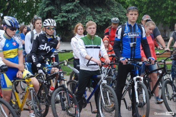 Велоекскурсія Луцьком. ФОТО