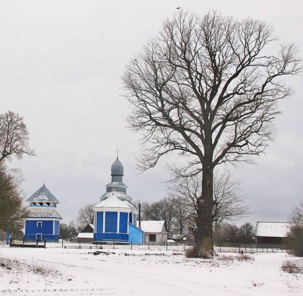 Красиві фото зими у волинському Поліссі 