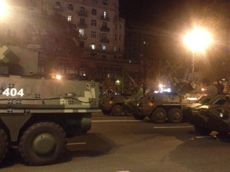 Репетиція військового параду в Києві. ФОТО