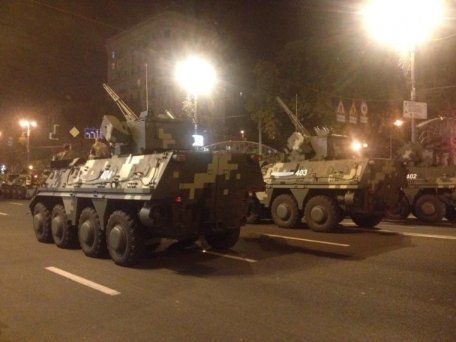 Репетиція військового параду в Києві. ФОТО