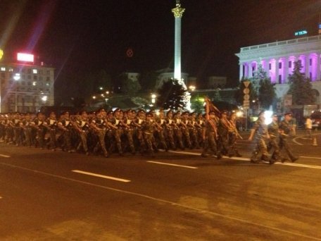 Репетиція військового параду в Києві. ФОТО