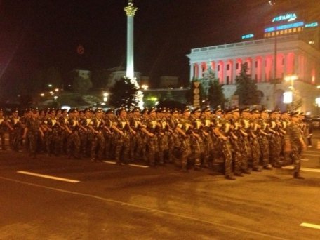 Репетиція військового параду в Києві. ФОТО