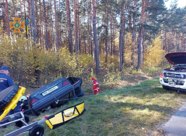  Під час ДТП на Волині конструкціями затисло водія та пасажира