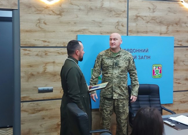 Капелан Волинського прикордонного загону отримав відзнаку від президента