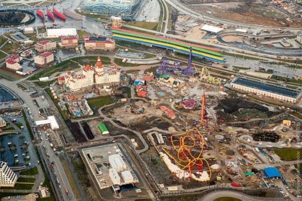 Олімпійські об'єкти в Сочі з висоти пташиного польоту. ФОТО