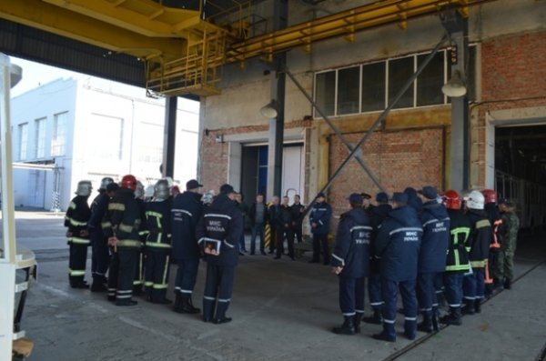 У Луцьку «горів» автозавод. ФОТО