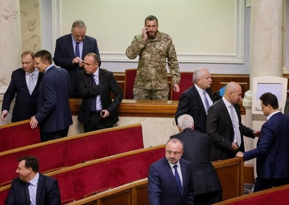 Перше засідання Верховної Ради VIII скликання. ФОТО