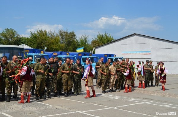 Волинські «нацгвардійці» повернулися додому. ФОТО. ВІДЕО