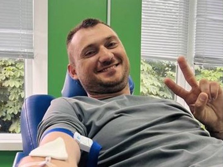 36-річний волинянин понад 50 разів здавав кров