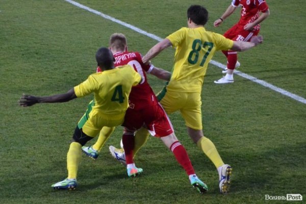«Волинь» проти «Анжі». ФОТО. ВІДЕО