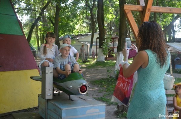 Благодійна акція у Луцькому зоопарку. ФОТО