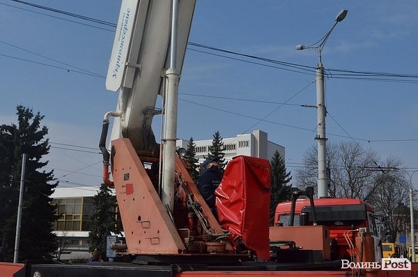 У Луцьку «горів» цум. ФОТО