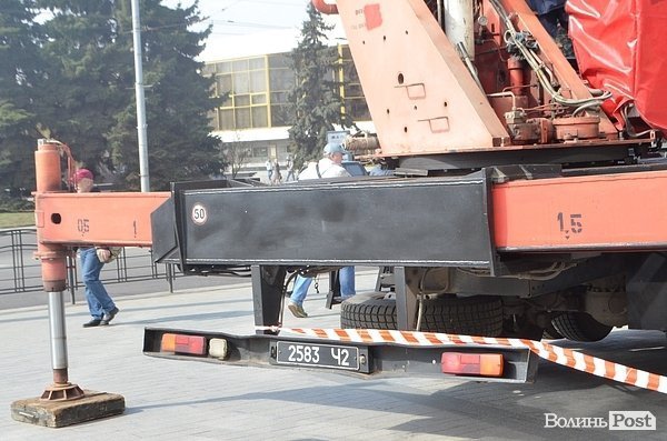 У Луцьку «горів» цум. ФОТО