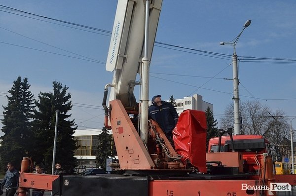 У Луцьку «горів» цум. ФОТО